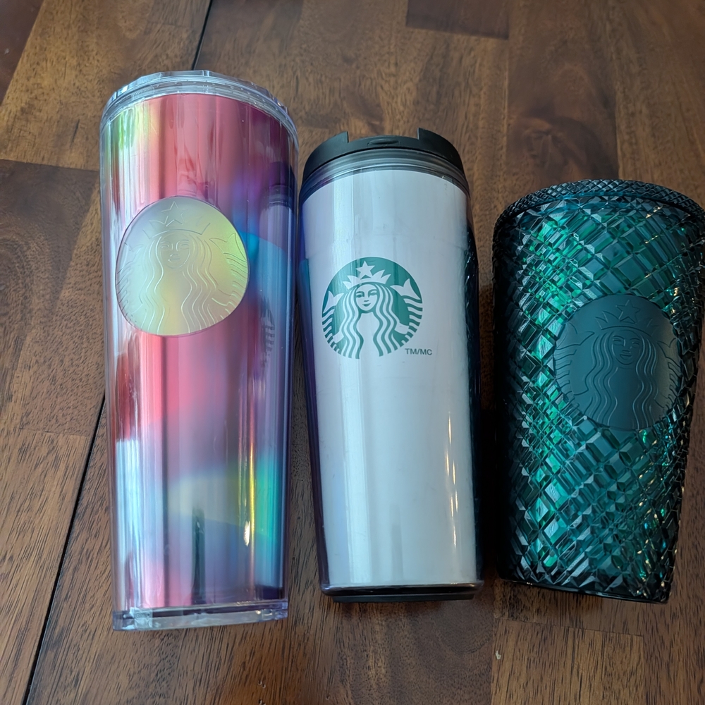 Starbucks Tumbler Trio!!!